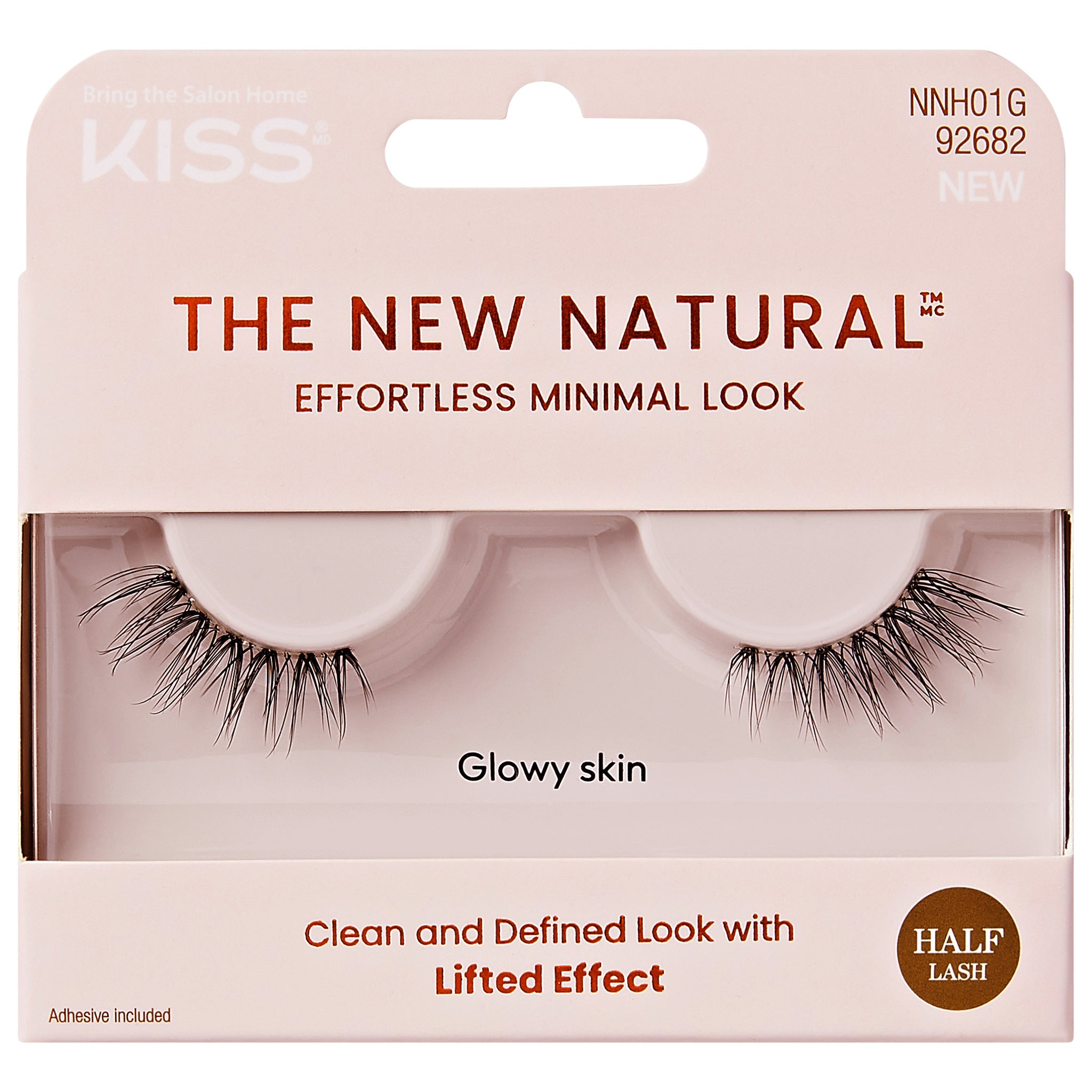 Kiss The New Natural Lashes - Glowy Skin | False Eyelashes