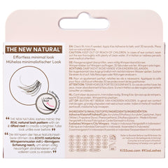 Kiss The New Natural Trio Lashes - Neo (Back of Packaging)