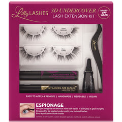 Lilly Lashes 3D Undercover Lash Extension Kit - Espionage