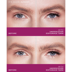 Lilly Lashes 3D Undercover Lash Extension Kit - Espionage (Model Shots - Before and After)