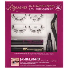 Lilly Lashes 3D Undercover Lash Extension Kit - Secret Agent