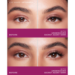 Lilly Lashes 3D Undercover Lash Extension Kit - Secret Agent (Model Shots - Before and After)