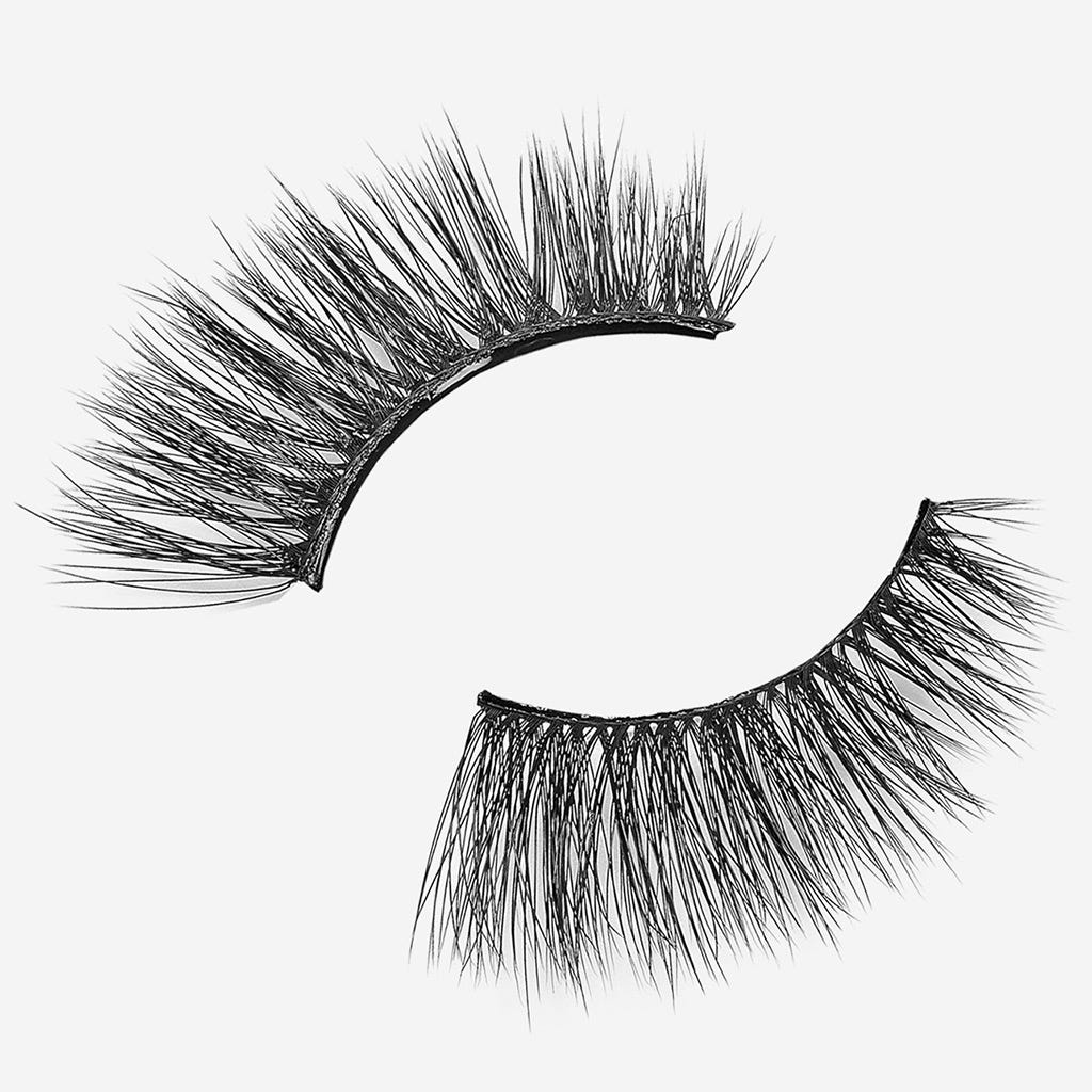 Lilly Lashes Self-Adhesive Band 3D Faux Mink Half Lashes - Star Catcher (Lash Scan 2)