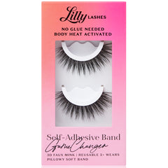 Lilly Lashes Self-Adhesive Band 3D Faux Mink Lashes - Game Changer