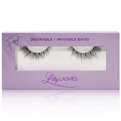 Lilly Lashes Sheer Band 3D Faux Mink Lashes - Desirable