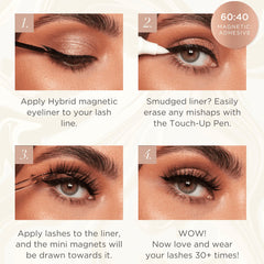 Lola's Lashes Magnetic Lash Kit - Sapphire (Step by Step Instructions)