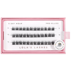 Lola's Lashes Pre-Glued Cluster Lashes - Petite Soft Wisp