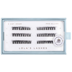 Lola's Lashes Pre-Glued Cluster Lashes - Pre-Mapped Volume D