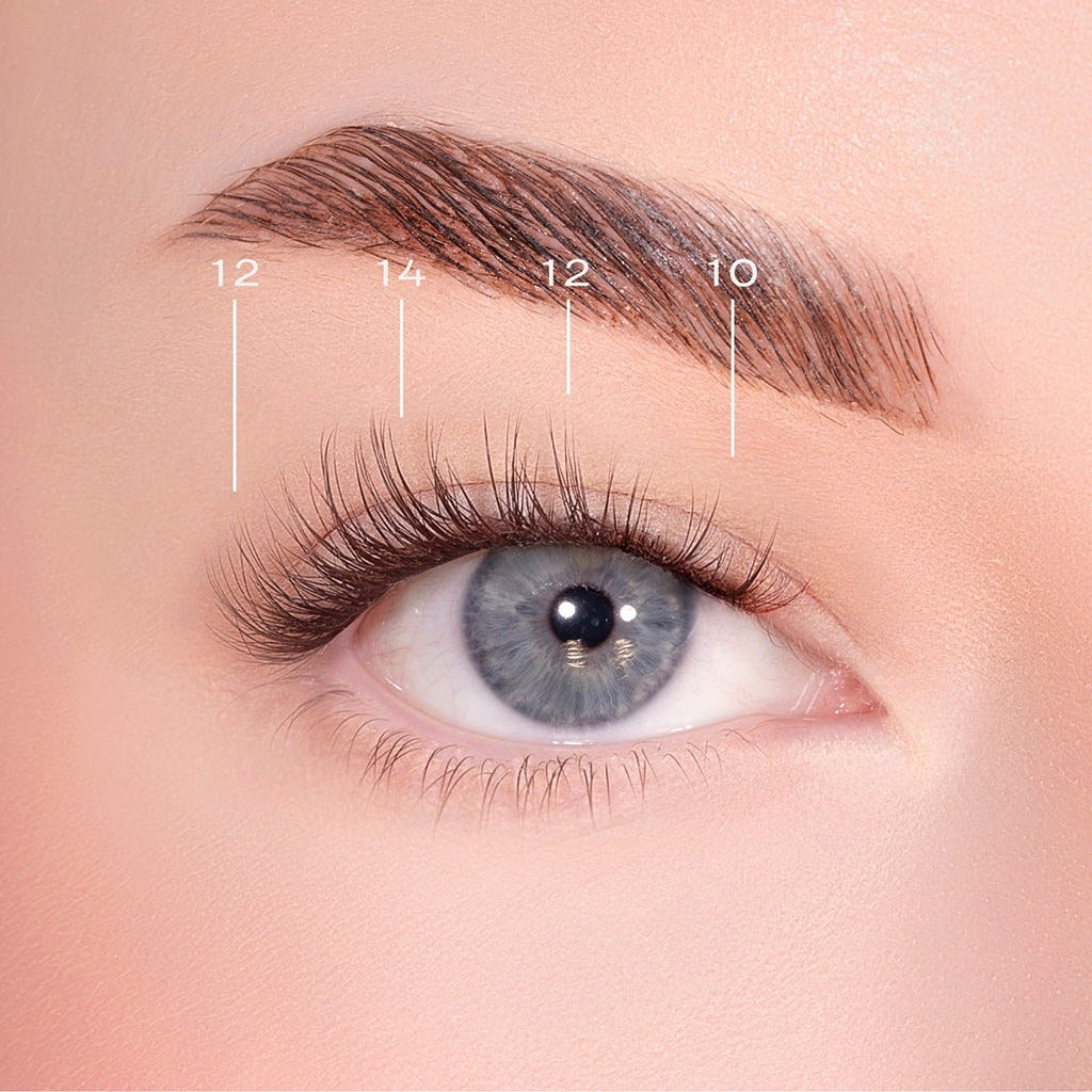 Lola's Lashes Pre-Glued Cluster Lashes - Soft Definition Dark Brown (Model Shot 3)