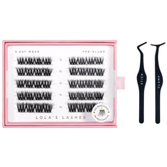 Lola's Lashes Pre-Glued Lashes Kit - Bold Definition