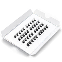 Lola's Lashes Sunday Salon DIY Lash Extensions Starter Kit - Fluffy Russian (Angled Tray Shot)