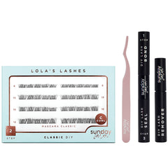 Lola's Lashes Sunday Salon DIY Lash Extensions Starter Kit - Mascara Classic