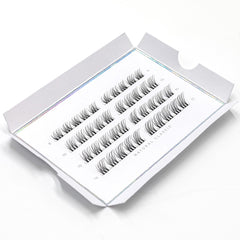 Lola's Lashes Sunday Salon DIY Lash Extensions Starter Kit - Natural Classic (Angled Tray Shot)