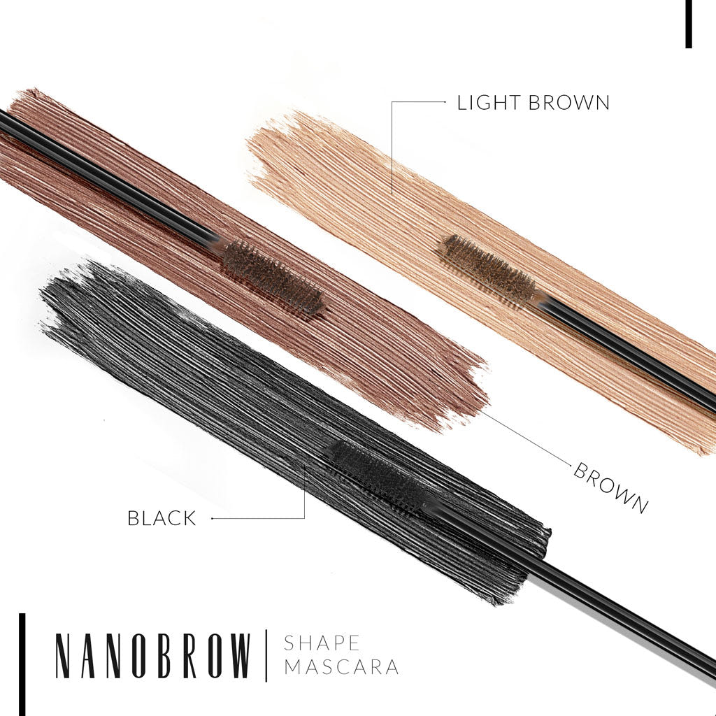 Nanobrow Shape Mascara (7ml) - Colour Swatches