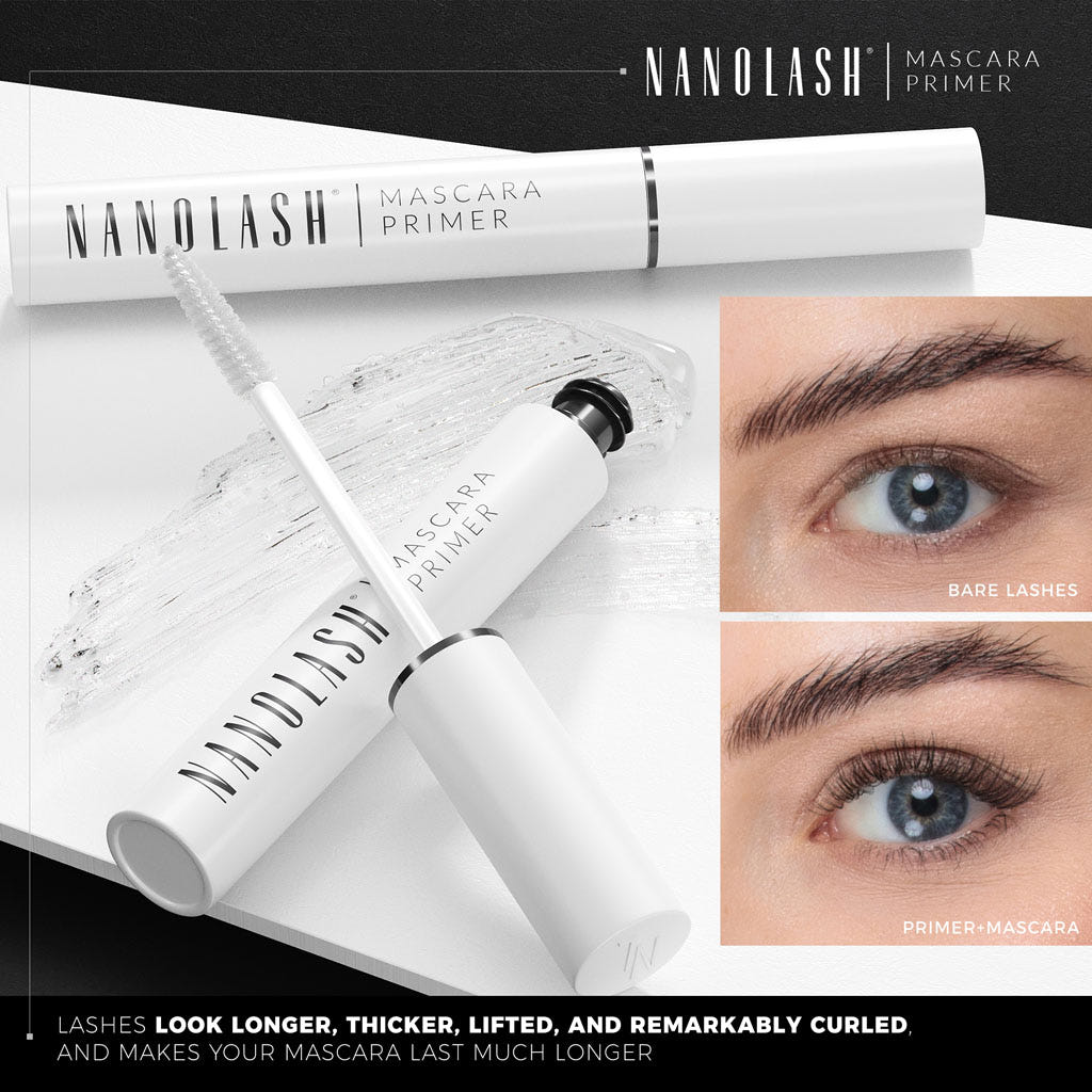 Nanolash Mascara Primer (10ml) - Model Shot 1 (Before & After)
