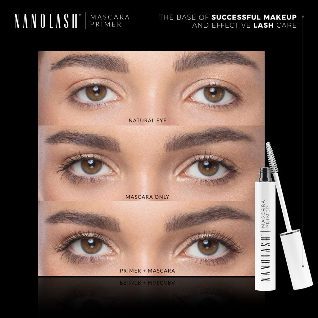Nanolash Mascara Primer (10ml) - Model Shot 2 (Before & After)
