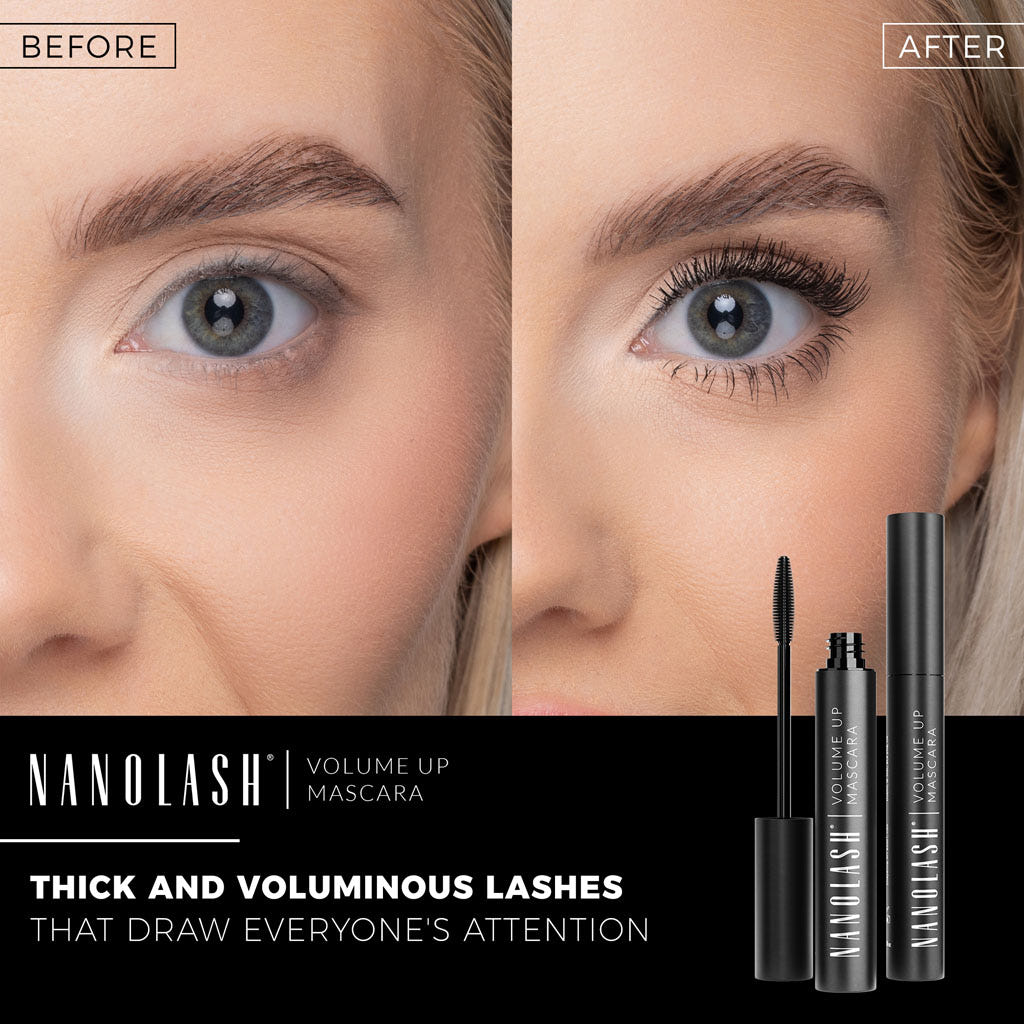 Nanolash Volume Up Mascara (10ml) - Model Shot 2 (Before & After)