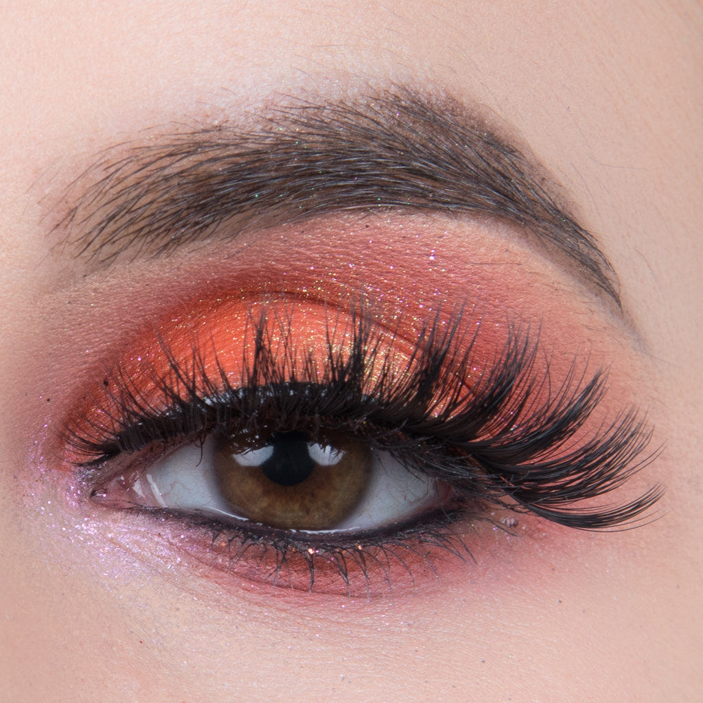 Pinky Goat Party Lashes - Farah (Model Shot 2)