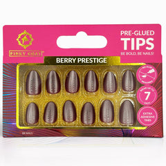 Pinky Goat Nails Pre-Glued Tips - Berry Prestige