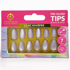 Pinky Goat Nails Pre-Glued Tips - Lilac Whisper
