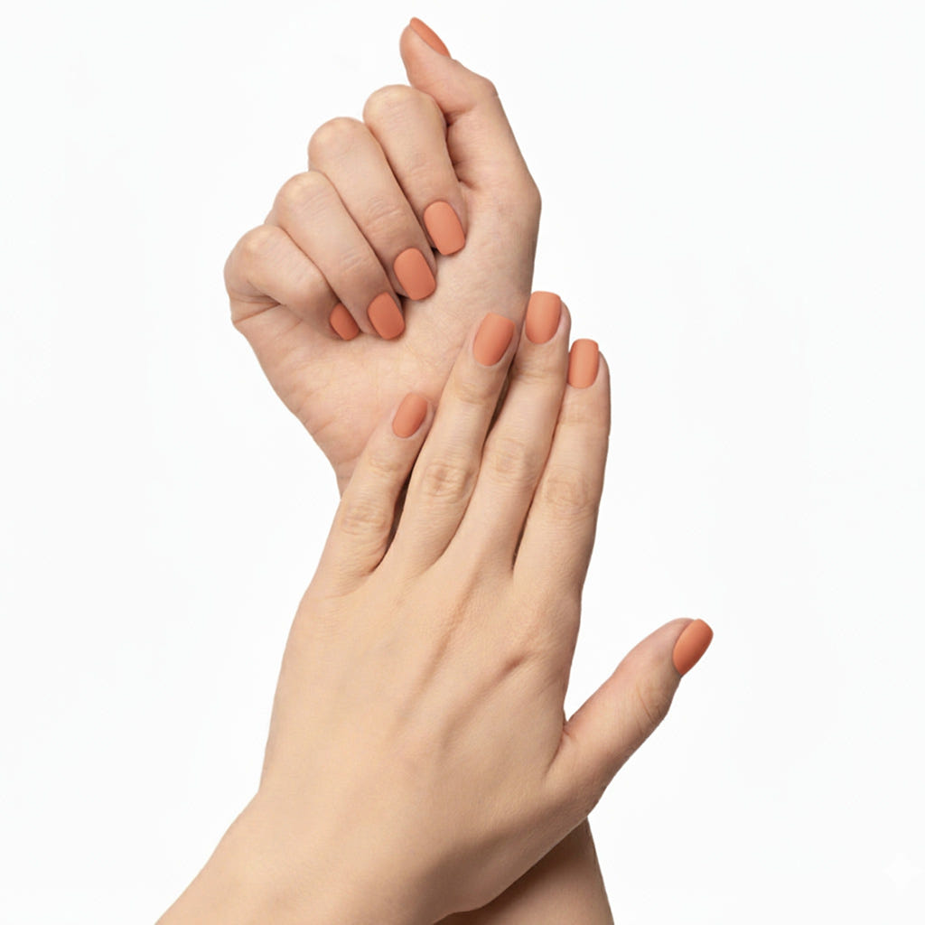 Pinky Goat Nails Pre-Glued Tips - Nude Mood (Model Shot)