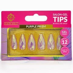 Pinky Goat Nails Salon-Gel Tips - Purple Prism