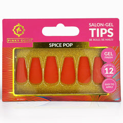 Pinky Goat Nails Salon-Gel Tips - Spice Pop