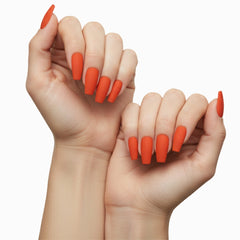 Pinky Goat Nails Salon-Gel Tips - Spice Pop (Model Shot)