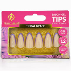 Pinky Goat Nails Salon-Gel Tips - Tribal Grace