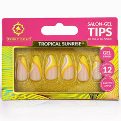 Pinky Goat Nails Salon-Gel Tips - Tropical Sunrise