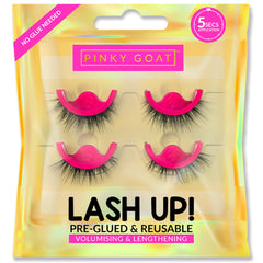 Pinky Goat Pre-Glued Lashes - Lash Up! Volumising & Lenghtening