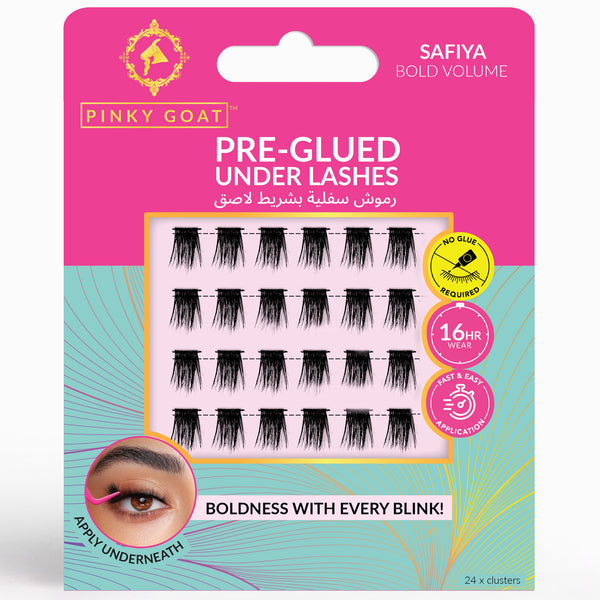 Pinky Goat Pre-Glued Under Lashes - Safiya | False Eyelashes