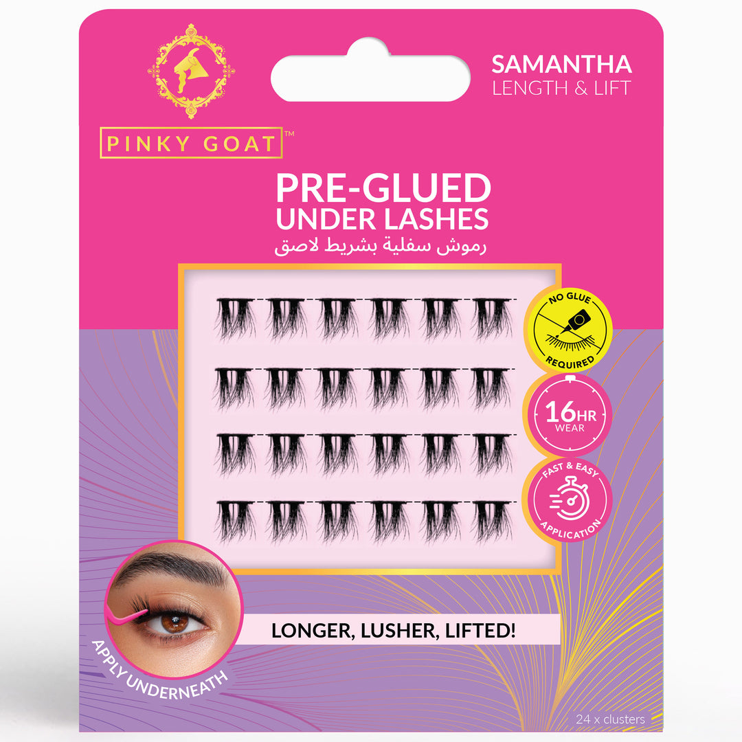 Pinky Goat Pre-Glued Under Lashes - Samantha | False Eyelashes
