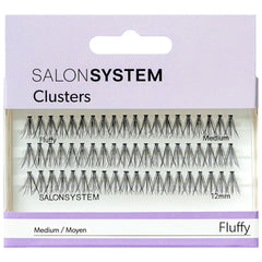 Salon System Cluster Lashes Fluffy Medium