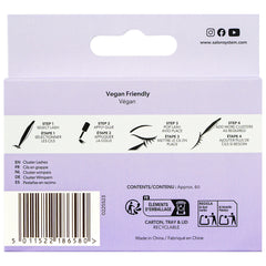 Salon System Cluster Lashes Fluffy Medium (Back of Packaging)