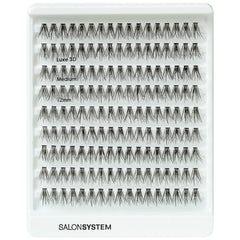 Salon System Cluster Lashes Luxe 3D Value Pack Medium (Tray Shot)