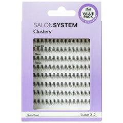 Salon System Cluster Lashes Luxe 3D Value Pack Short