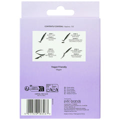 Salon System Cluster Lashes Luxe 3D Value Pack Short (Back of Packaging)