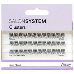 Salon System Cluster Lashes Wispy Short
