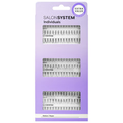 Salon System Individual Lashes SALON VALUE PACK Black Medium