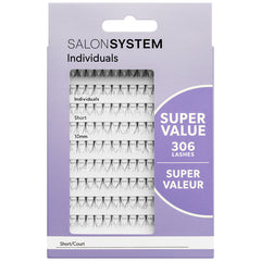 Salon System Individual Lashes SUPER VALUE Pack - Short