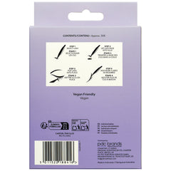 Salon System Individual Lashes SUPER VALUE Pack - Short (Back of Packaging)
