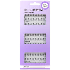 Salon System Individual Lashes SALON VALUE PACK Black Short