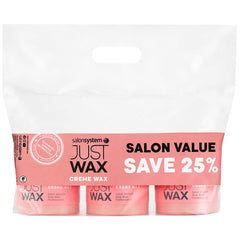 Salon System Just Wax Creme Wax Salon Value Pack (3x450g)