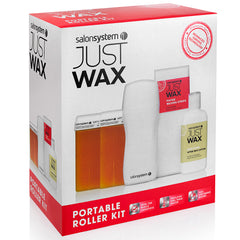 Salon System Just Wax Portable Roller Kit (Angled Packaging Shot)