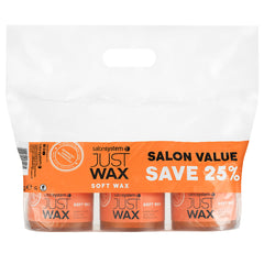 Salon System Just Wax Soft Wax Salon Value Pack (3x450g)