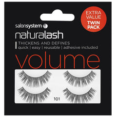 Salon System Naturalash 101 Black Volume Twin Pack