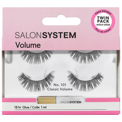 Salon System Naturalash 101 Black Volume Twin Pack