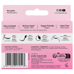 Salon System Naturalash 101 Black Volume (Back)