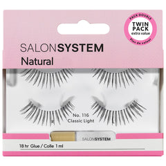 Salon System Naturalash 116 Black Natural (TWIN PACK)